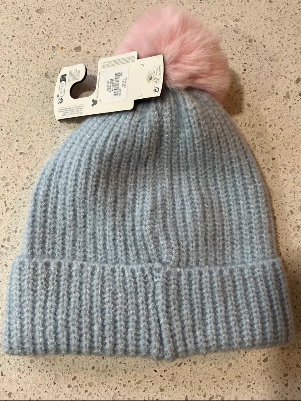 Disney Lilo & Stitch Stitch Kids PomPom Beanie Hat Size M/L Primark